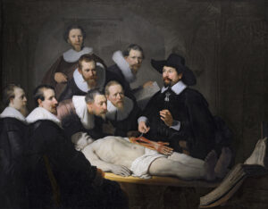 Rembrant's The Anatomy Lesson of Dr. Nicolaes Tulp.